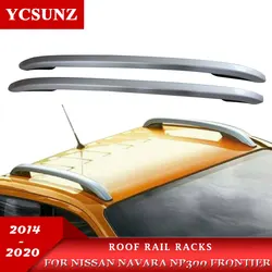 Rail de toit Supports Pour Nissan Navara NP300 2014 2015 2016 2017 2018 2019 2020 Frontière Accessoires Transporteur Barres Double Cabine YCSUNZ 
