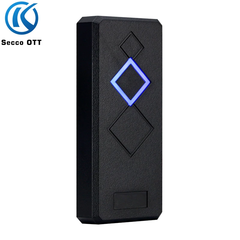 Waterproof Design, ID/IC Access Control Card Reader With Wiegand 26/34 Output, For Use With Access Control System ip68 waterproof rfid card reader 125khz 13 56khz proximity card access control slave reader support wiegand 26 34 output