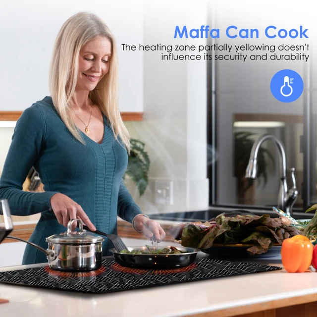 Stove Mat Pad Induction Cooktops Magnetic Non-slip Silicone Scratch  Protector Gas Stove Stovetop Protector Kitchen Accessories - AliExpress