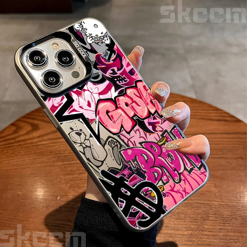 Street Classic Graffiti Print Shockproof Phone Case - Hard Cover Design