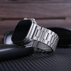Premium Stainless Steel Metal Strap - Series 10 46mm (Titanium Color)
