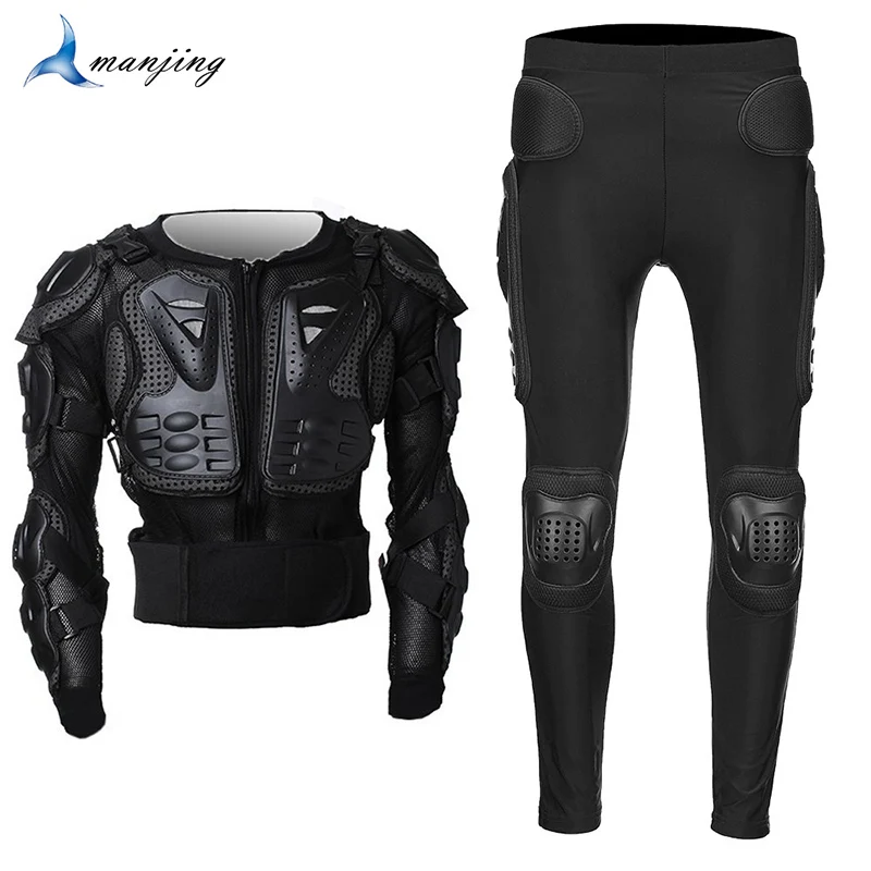 Motorcycle Jacket Motocross Gear Set Motorcycle Protector Motorcycle armor shorts Pants Motocross suit Body protection Back Spine Armour Skatboarding Skiing ATV Dirt Bike Jacket