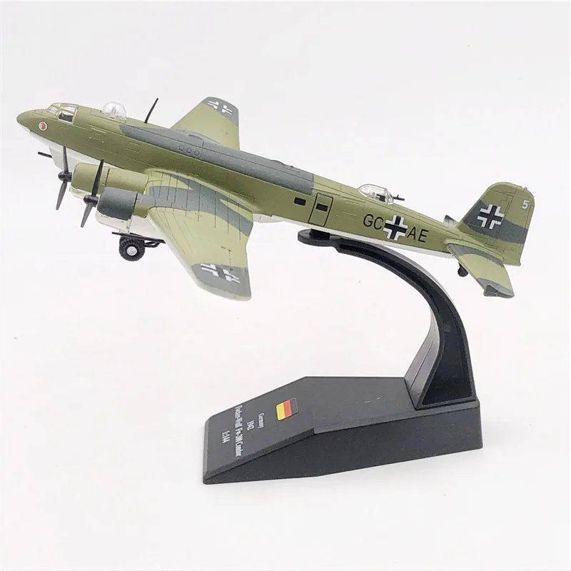 

1:144 Scale World War II FW200 Condor Military Transport Reconnaissance Aircraft Alloy Model Collection Toy Gifts Decoration