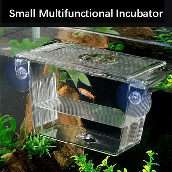 Nuevo acuario pavo real incubadora de peces caja de cría caja de aislamiento acrílico incubadora Tropical Spawner Alec tanque Betta pescado separado 1