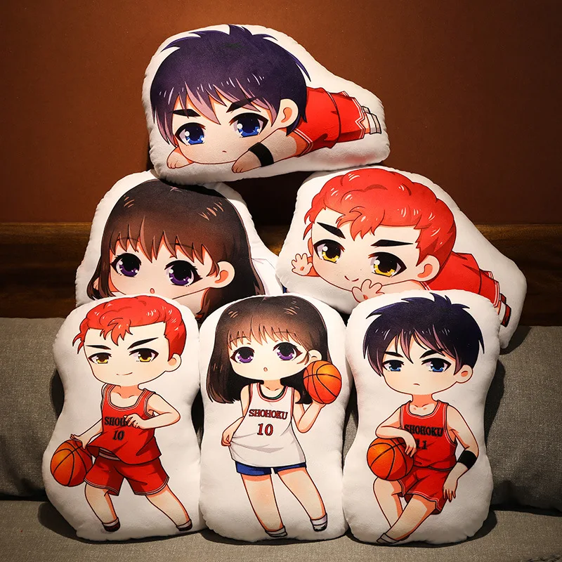 

ELBCOS SLAM DUNK Sakuragi Hanamichi Rukawa Kaede Haruko Akagi Stuffed Doll Plush Toy Pillow