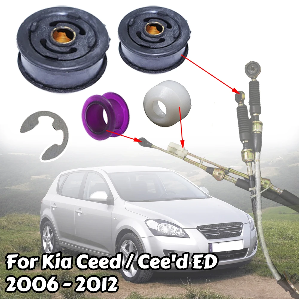 Manual Gear Shift Selector Lever Linkage Cable Shifter Connect Bushing Rod Bush for Kia Ceed Cee'd ED 2006 2007 2008 2009-2012