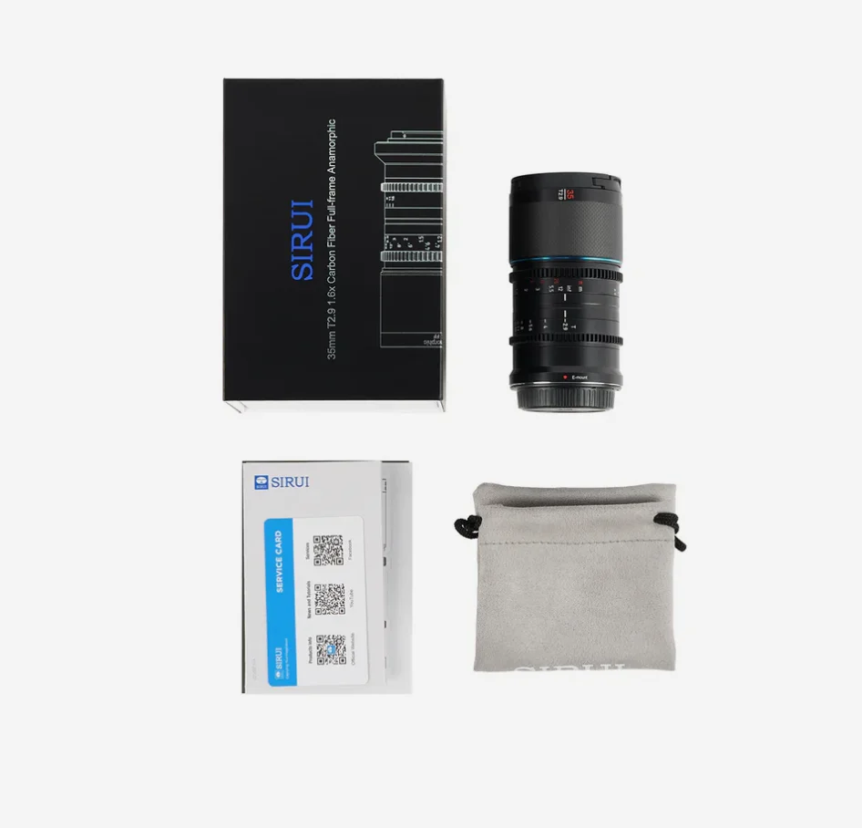 SIRUI Saturn 35/50/75mm Full-frame Carbon Fiber Anamorphic Lens