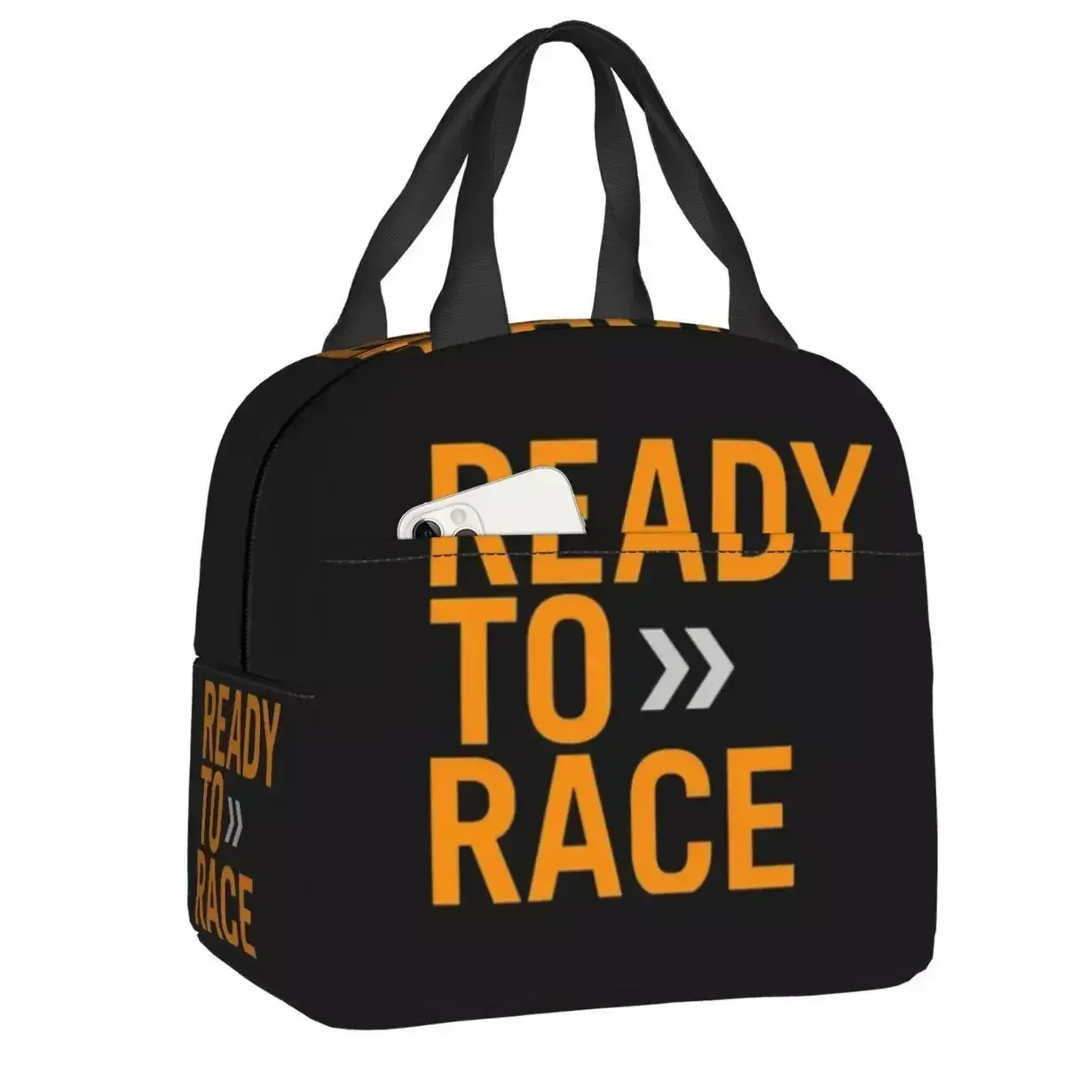 

Ready To Race Lunch Boxes For Enduro Cross Motocross Bitumen Bike Life Thermal Cooler Food Insulated Lunch Bag Office Work