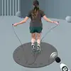 Jump Rope Cardio Mat Non-Slip Skipping Rope Mat Yoga Exercise Mat For Absorbing Shock & Rope Protection Excellent Stability Easy 4