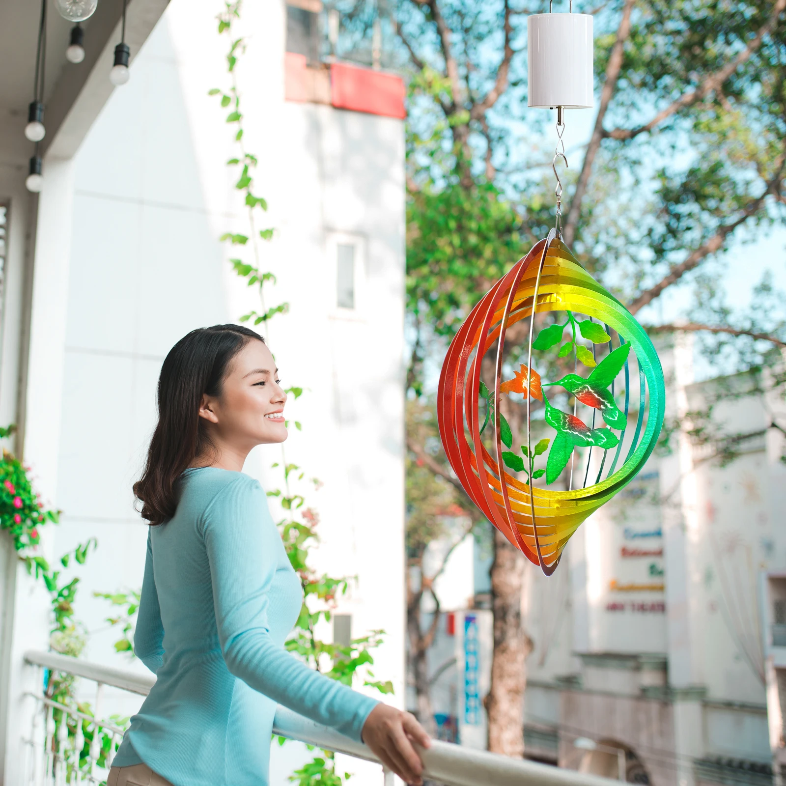 PSATHENATI Wind motor Battery powered mobile motor with remote control decoration rotating ball Wind chime spiral 5or10or20RPM