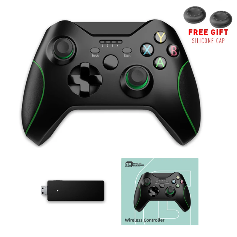 DATA FROG 2.4GHZ Wireless Controller For XBox One/Xbox Series S/X Vibration Gamepad Joystick For PC Windows 7/8/10/PS3 Console 