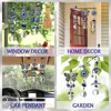 Turkish Blue Evil Eye Butterfly Wall Hanging with Crystal Suncatcher Home Decor Protection Good Luck Blessing Housewarming 4