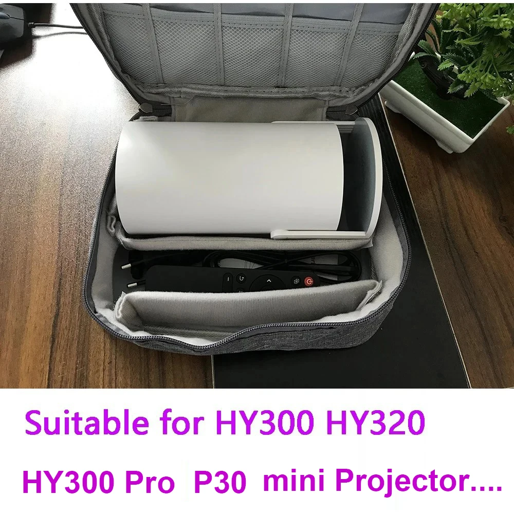 Compact Projector Carrying Case - Portable Travel Storage Bag