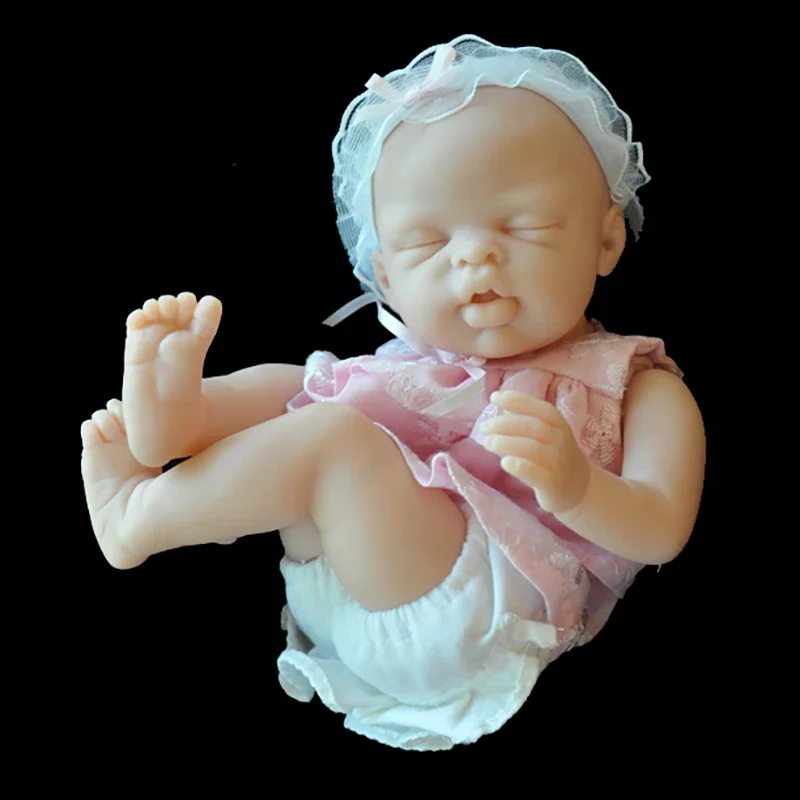 Kit bambola rinata da 10 pollici Katie Baby Girl che dorme parti di bambola fai da te non verniciate - immagine 3