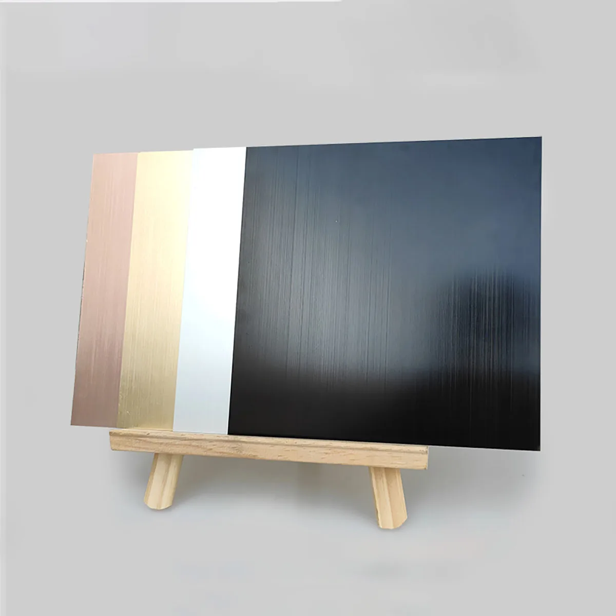 Luxurious Multicolor Brushed Anodized Aluminum Plates - Various Thickness and Size Options
