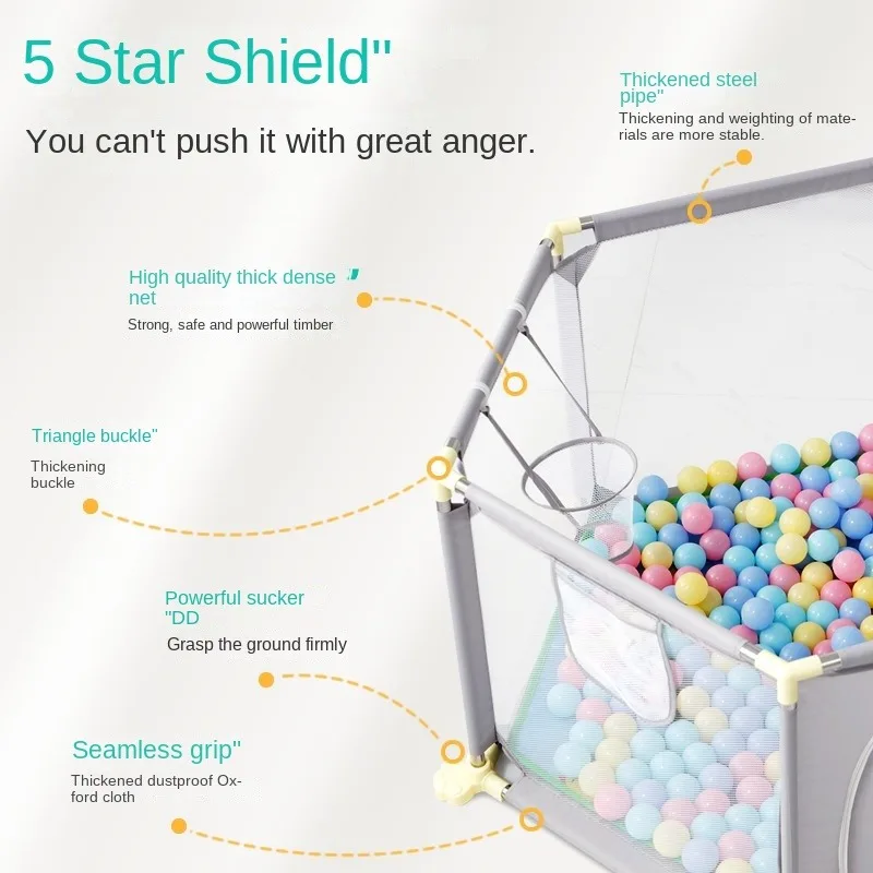 Baby Crawling Playpen Safety Barrier 2