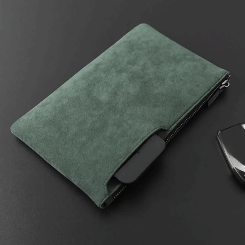 New Portable Men's Business Clutch Bag Soft Surface Ort Coin Purse Leather Wallet Large Capaci Handheld Busin