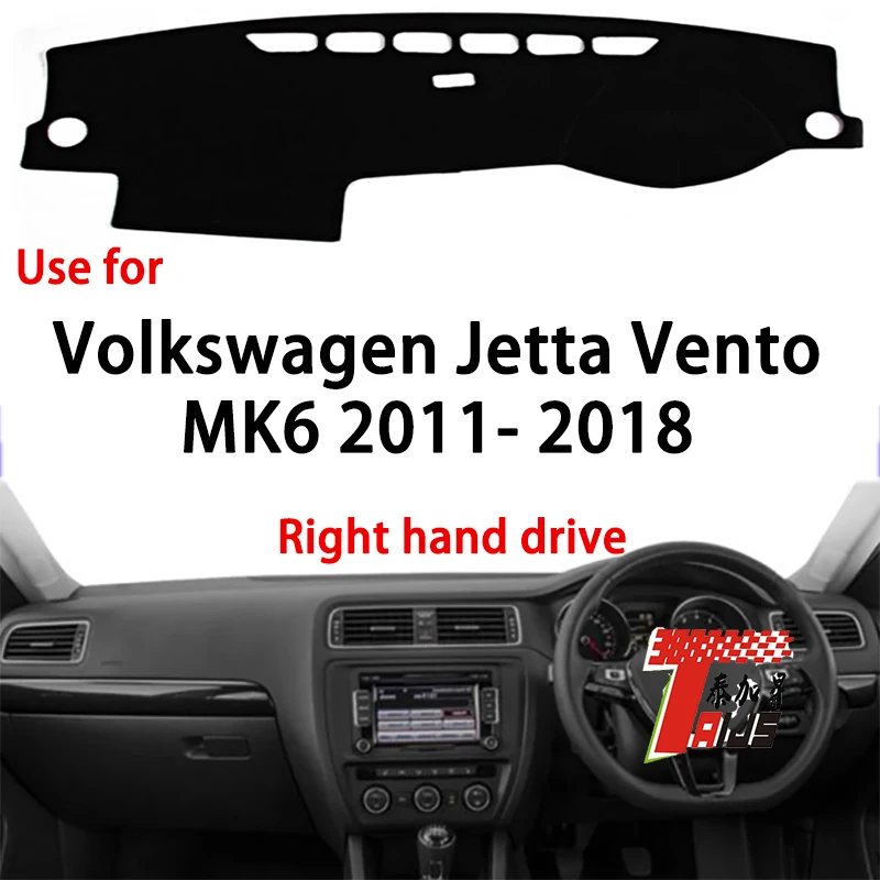 

Замшевый чехол TAIJS высокого качества для приборной панели Volkswagen Jetta Vento MK6 2011-2018, лидер продаж