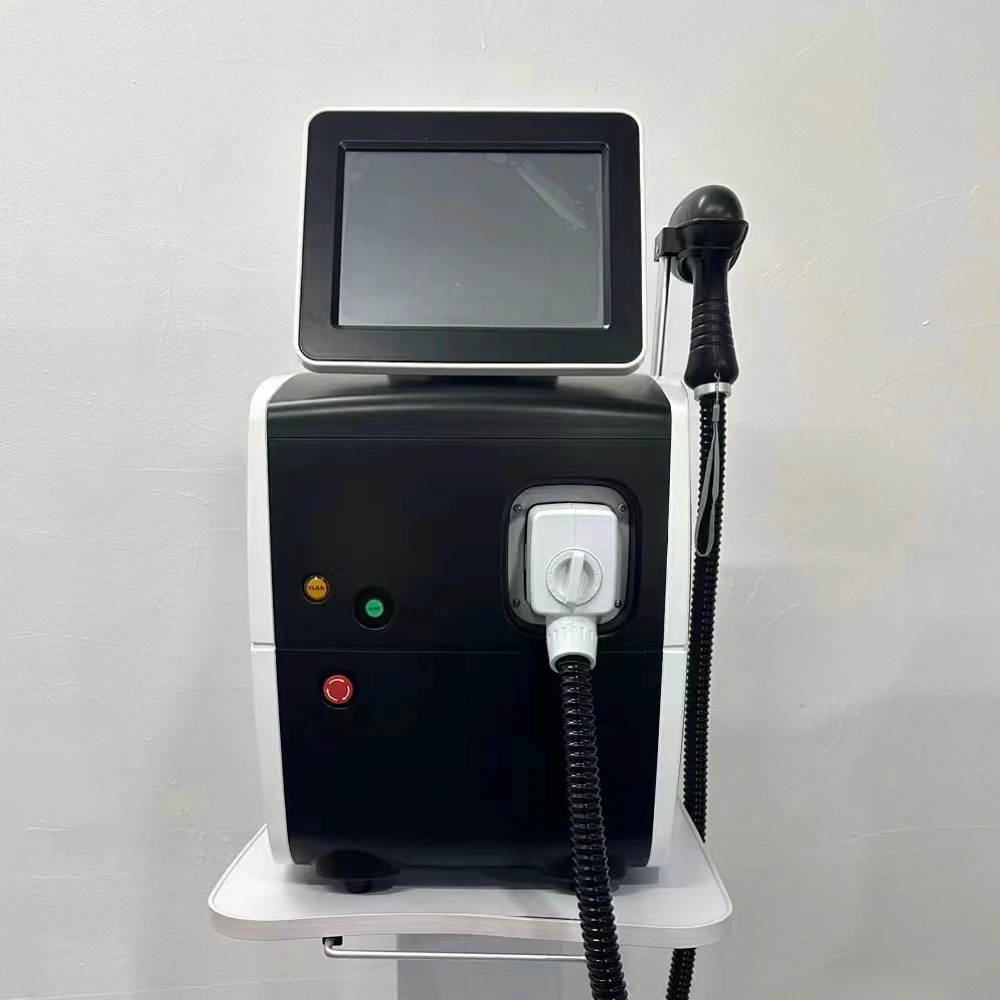 

1200W 808 Diode Ice Laser Hair Removal Machine Ice Platinum Titanium Diode Laser Wavelengt 755 808 1064nm 3 Hair Removal Machine