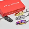 1/64 Nissan GTR-R34 RS7 Electroplating Version Hanging Key Chain Sports Car Key Set Ring Metal Racing V Car Model Children Gift 1