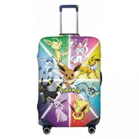 Custom Pokemon Pikachu Luggage Cover Fashion Suitcase Protector Covers Suit For 18-32 inch 1