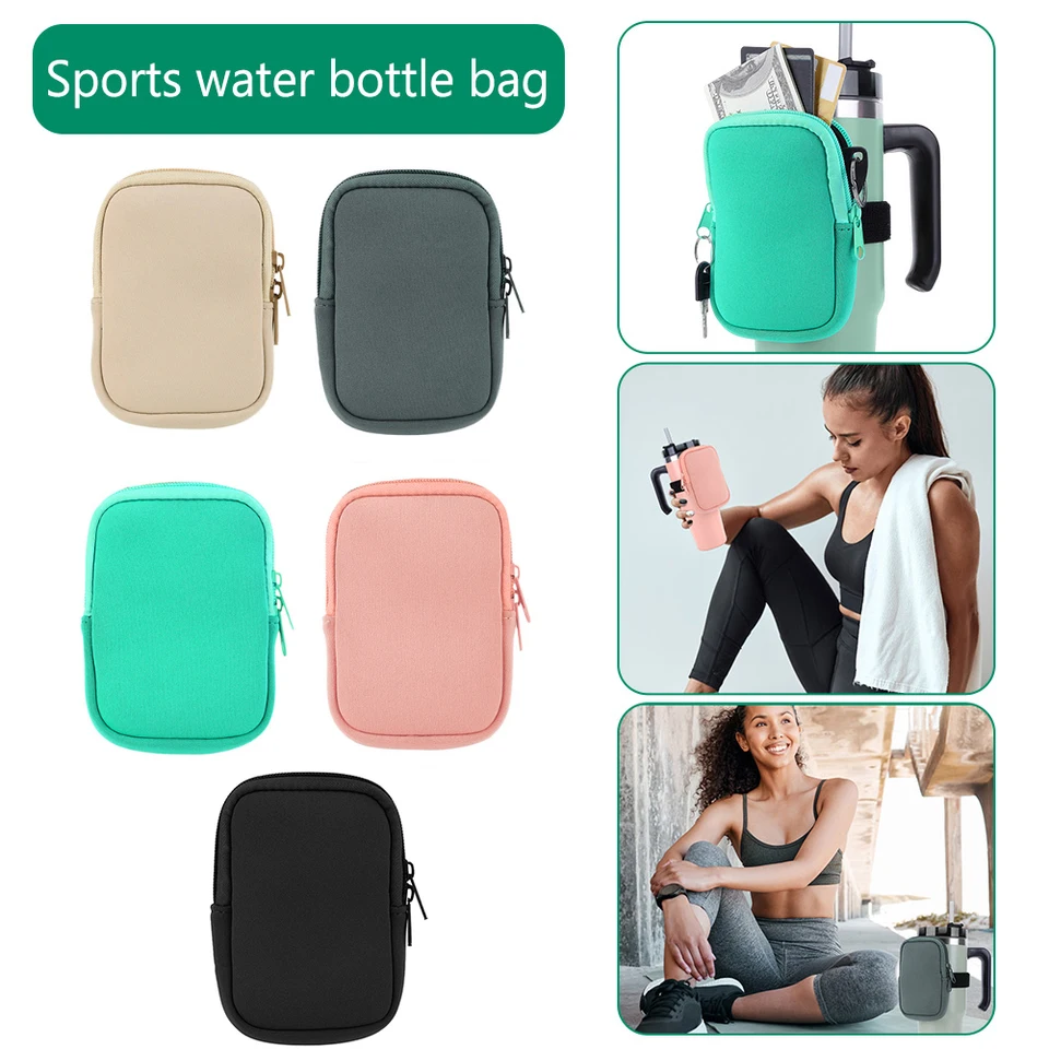Borsa Accessorio Per Borraccia Stanley – Adatta Per Quencher 40 Oz E IceFlow, Con Tasche, Verde - 4