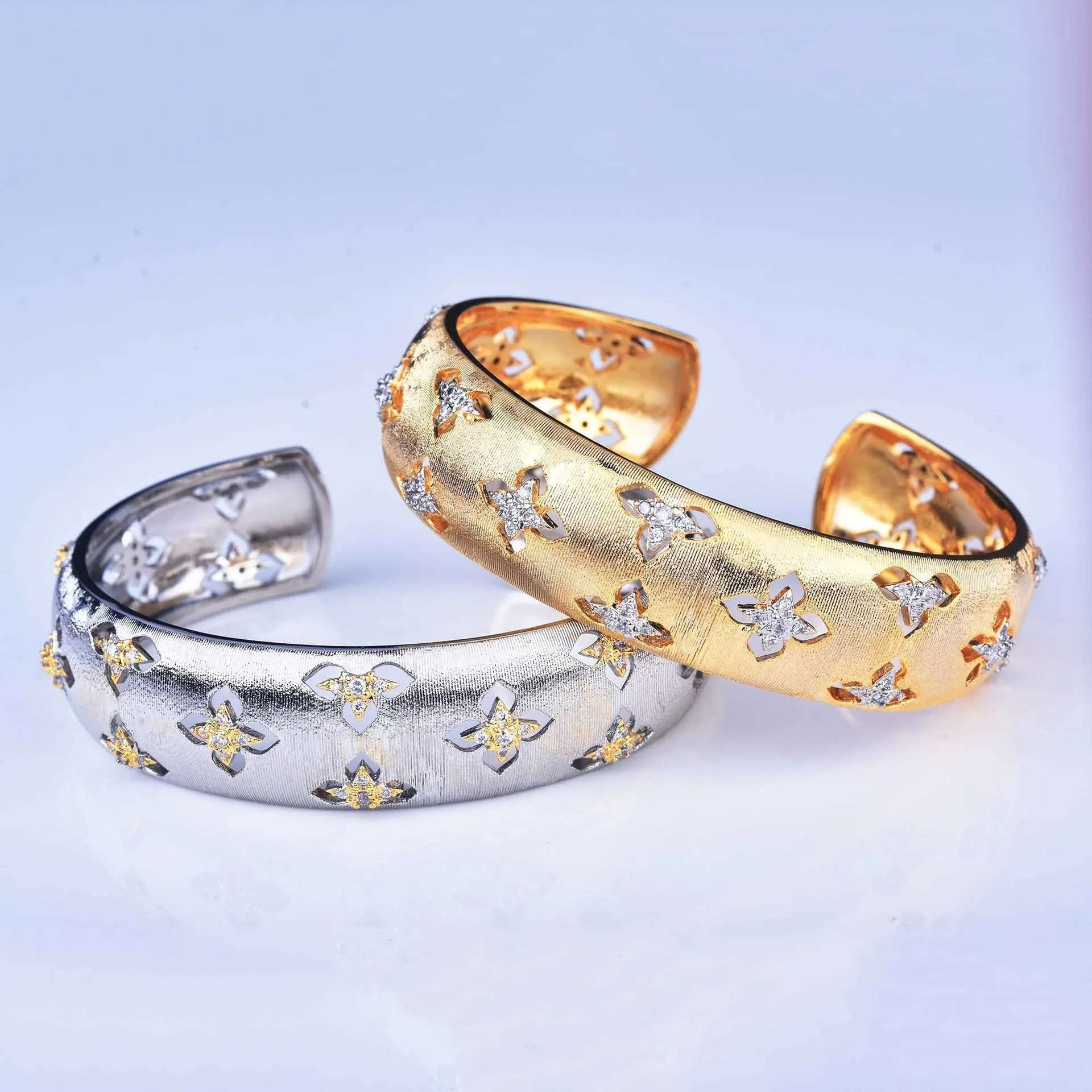 

Новый итальянский модный матовый Регулируемый Женский браслет из 18-каратного золота роскошный браслет свадебные банкетные Ювелирные изделия Подарки