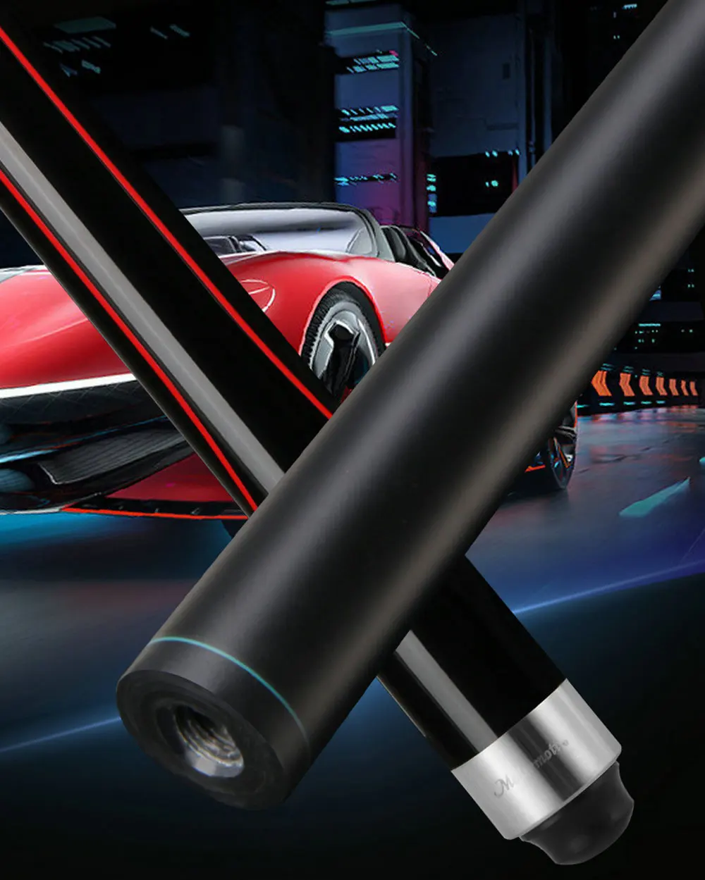 Mcdermott 블랙 테크놀로지 킥오프 파워 브레이크 점프 펀치 당구 큐 스틱, 13mm