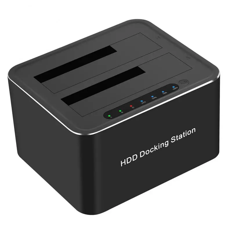 

Supports Offline Clone External Drive Docking Station Hard Docking Station Drive Dock Offline Clone Adapter Dual-bay