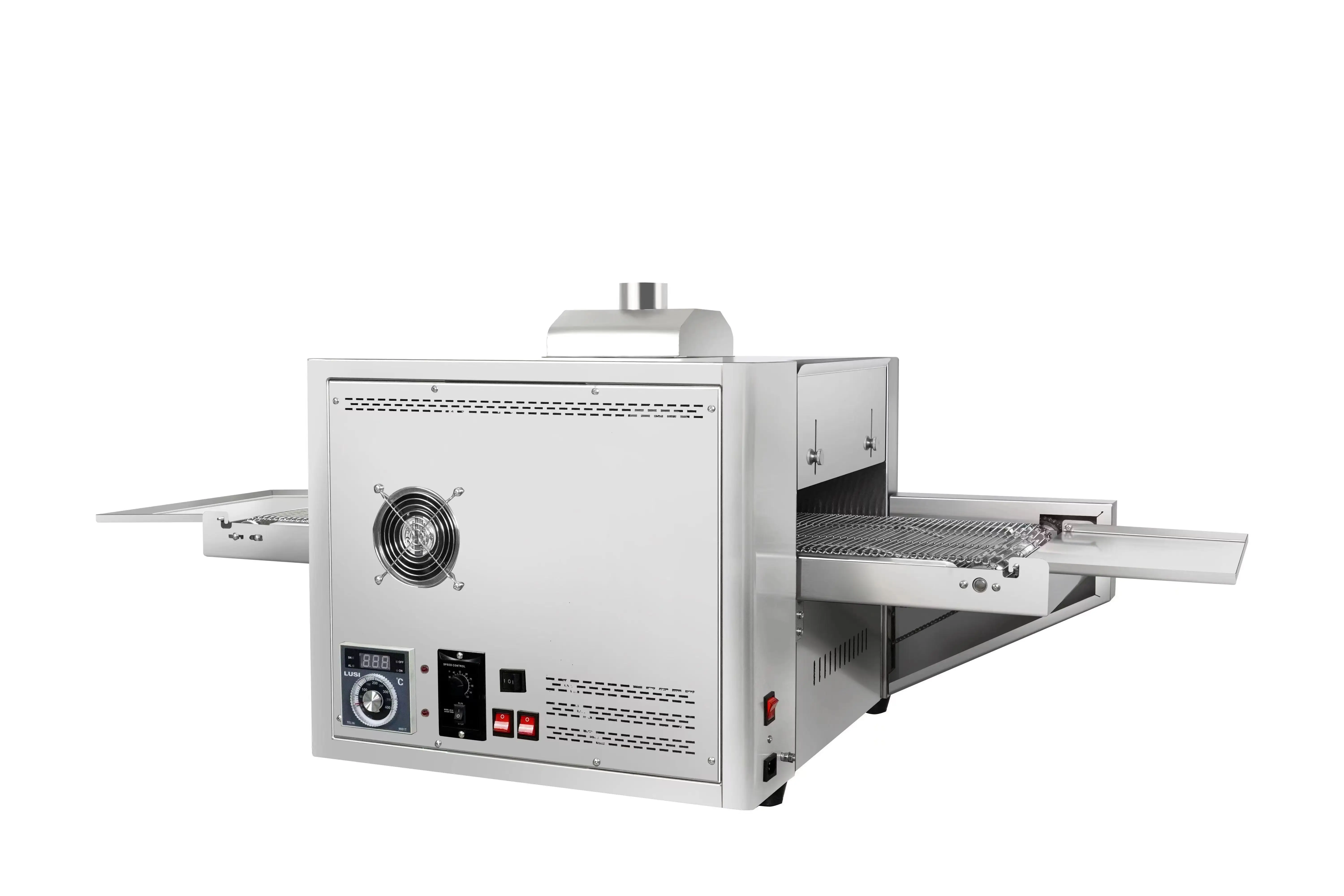 Professional Conveyor Pizza Oven Gas 18 Inch Commercial Pizza Ovens Uniform Temperature and Fast Baking