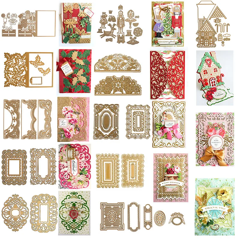 Festooned-Concentric-Frames-Fretwork-Gingerbread-House-Radial-Borders ...