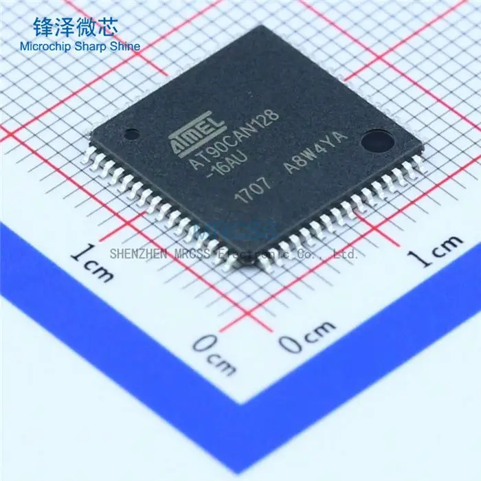 

MCU 8-bit 90C AVR RISC 128KB Flash 3.3V/5V 64-Pin TQFP - Tape and Reel AT90CAN128-16AUR