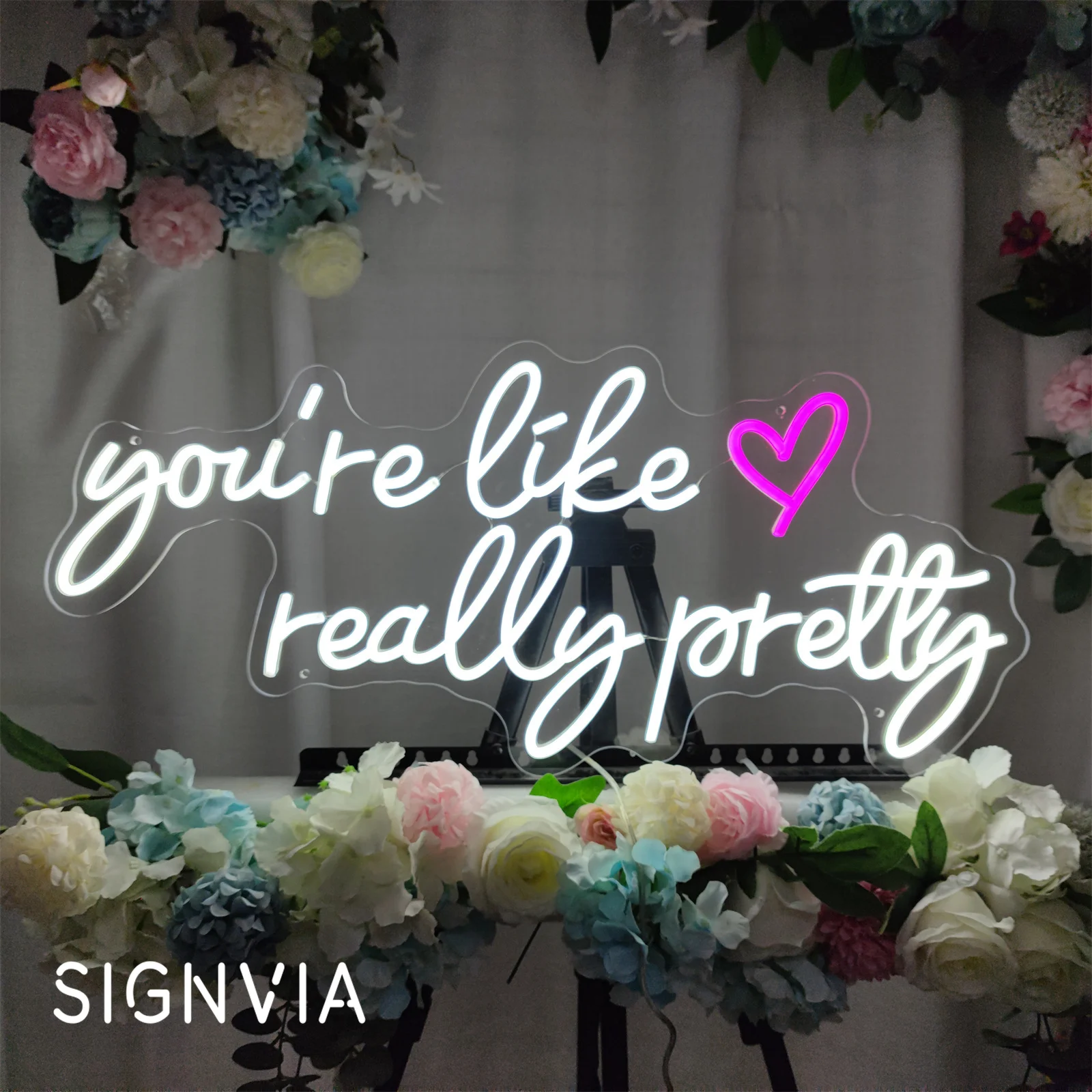 

You're Like Really Pretty LED Neon Sign Light for Wall Bedroom Bar Club Decor Bachelorette Party Room Decoration Neon Sign 12V