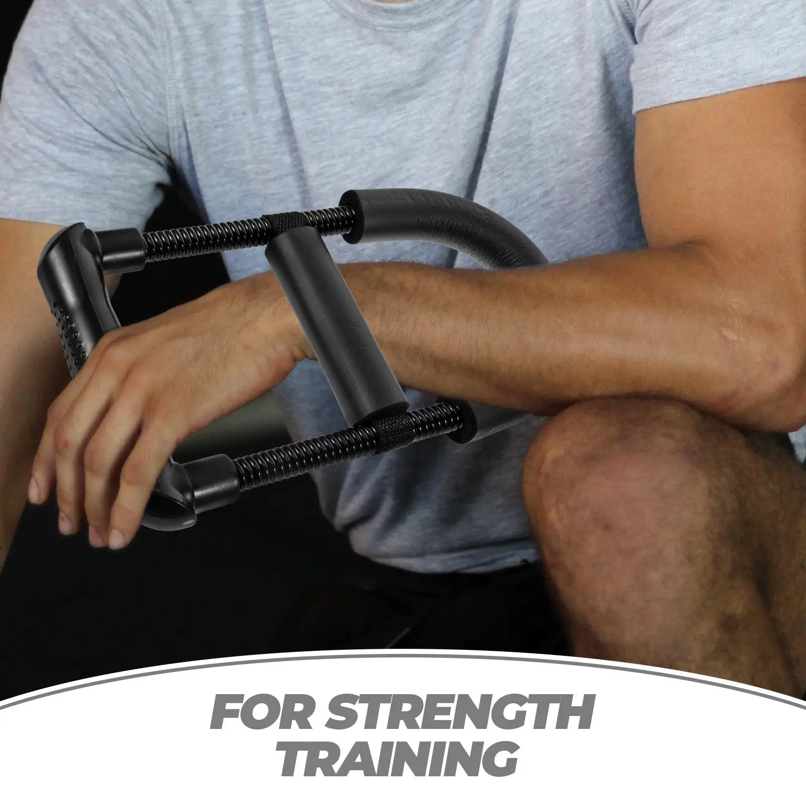 Wrist Force Trainer Adjustable Power Exerciser for Strength Training Fitness Supplies Lightweight Portable Arm Wrist Device High