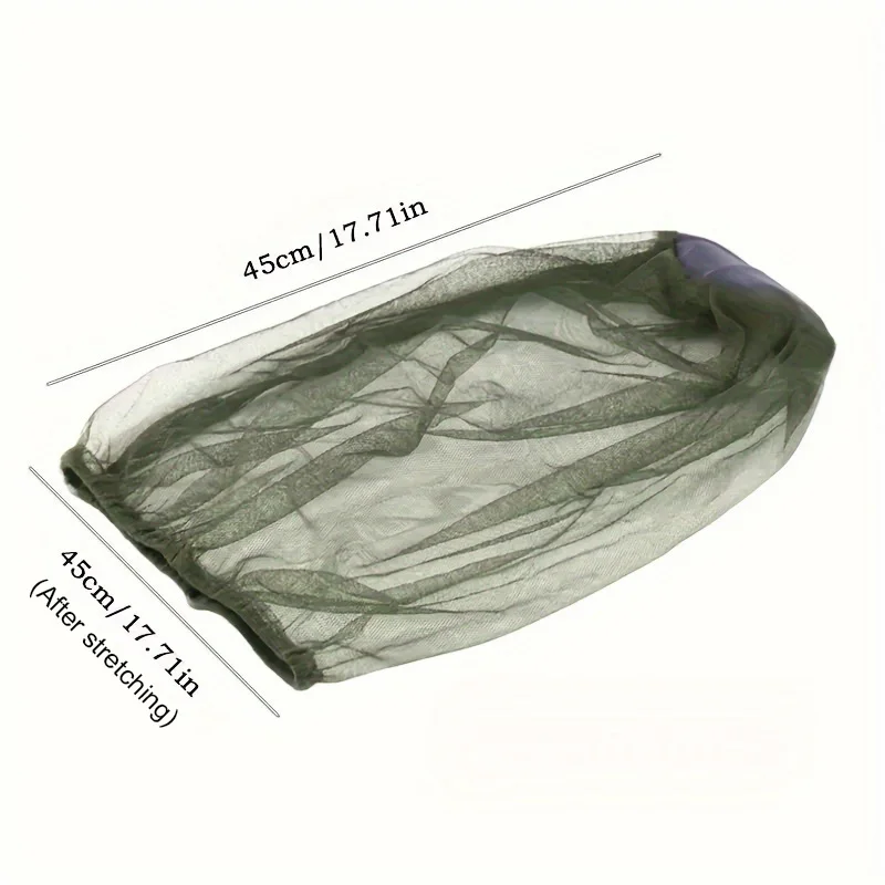 Mosquito proof hat Outdoor mosquito head mesh nets gardening hat insect-proof hat For hiking camping fishing