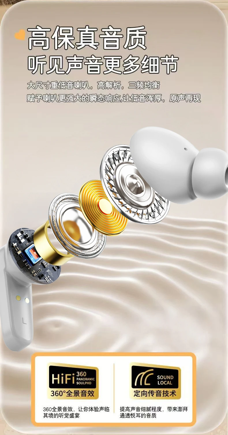 Description Picture 5 of itemGIONEE Wireless headsets Bluetooth Headsets Hi-fi stereo headsets Noise cancelling earbuds HD voice motion