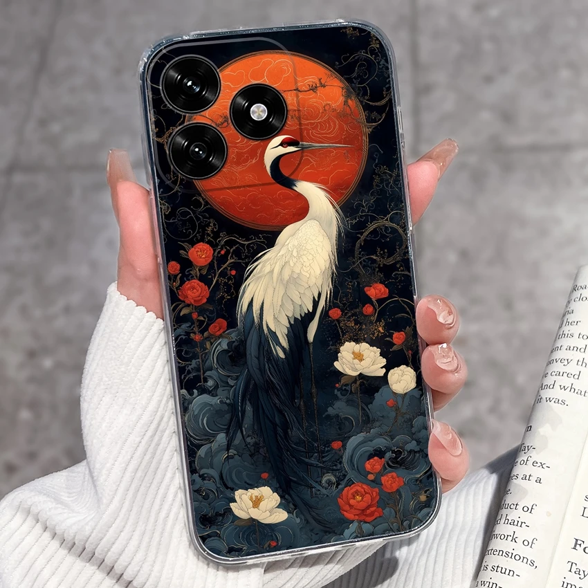 Cute Panda Puppy Soft Silicone TPU Clear Phone Case Back Cover