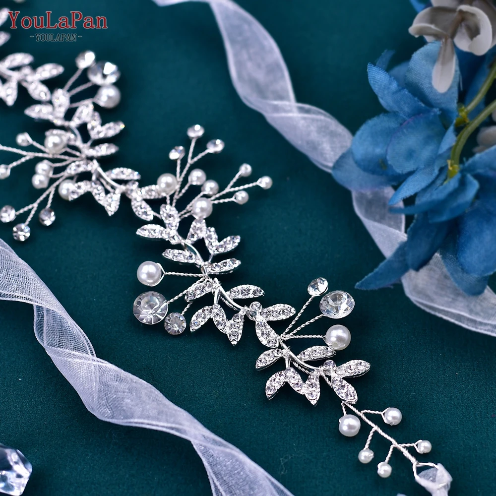 TOPQUEEN SH233 Shiny Crystal Wedding Dress Belt Rhinestone Bridal Sash Formal Dress Alloy Leaves Woman Belt for Evening Gown bridal waistband bridal dress decoration