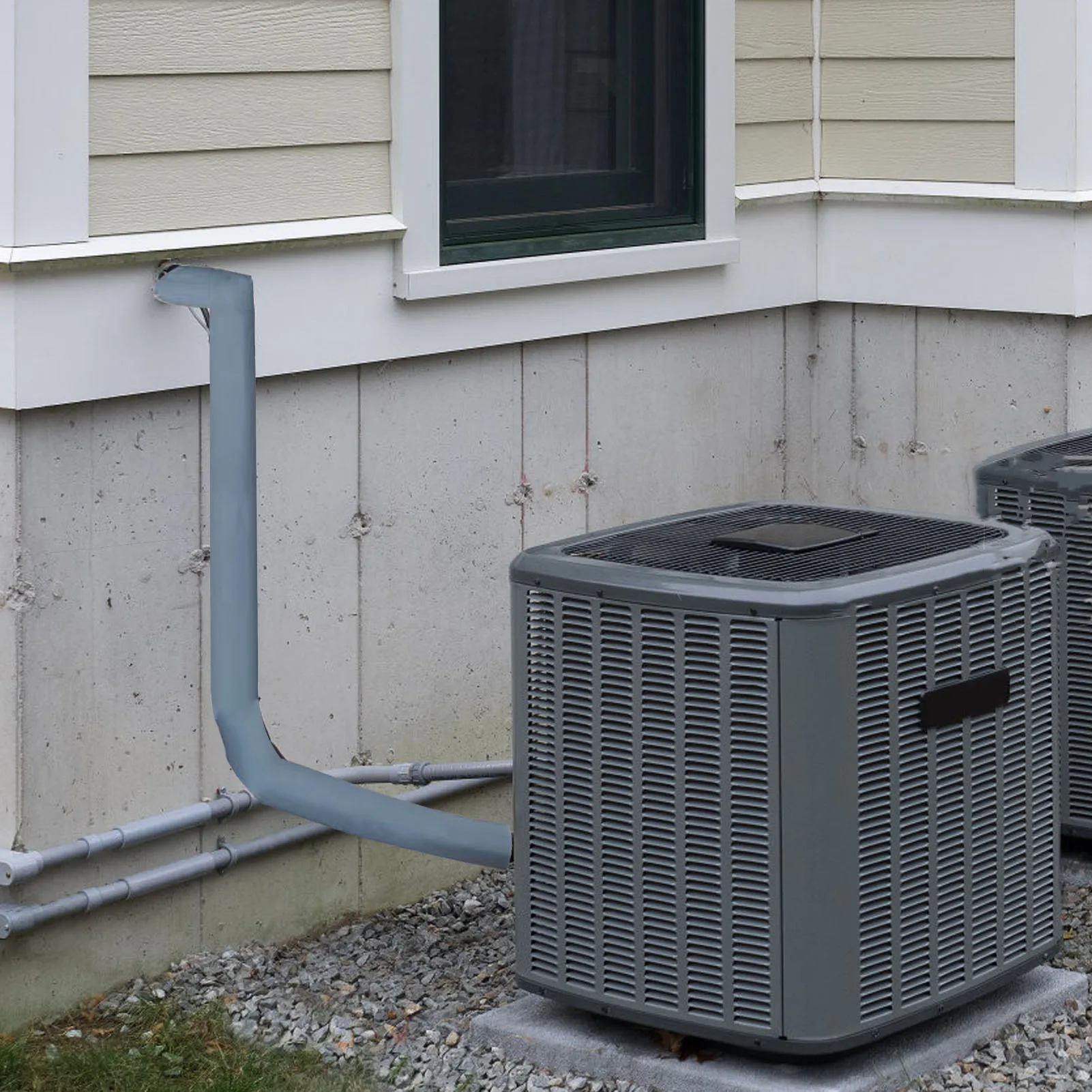 Portable Air Conditioner Hose Cover Wrap Exhaust Duct Vent Hose Cover For 5/5.9 Inch Diameter