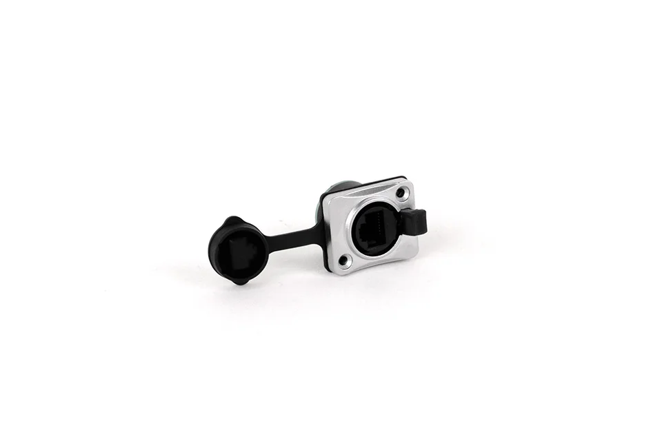 1pc STP RJ45 8P8C Stecker auf RJ45 CAT5/5E Weibliche Wasserdichte Panel Mount Buchse mit Abgeschirmtem Netzwerk ethernet Verlängerung Kabel – Detail 3