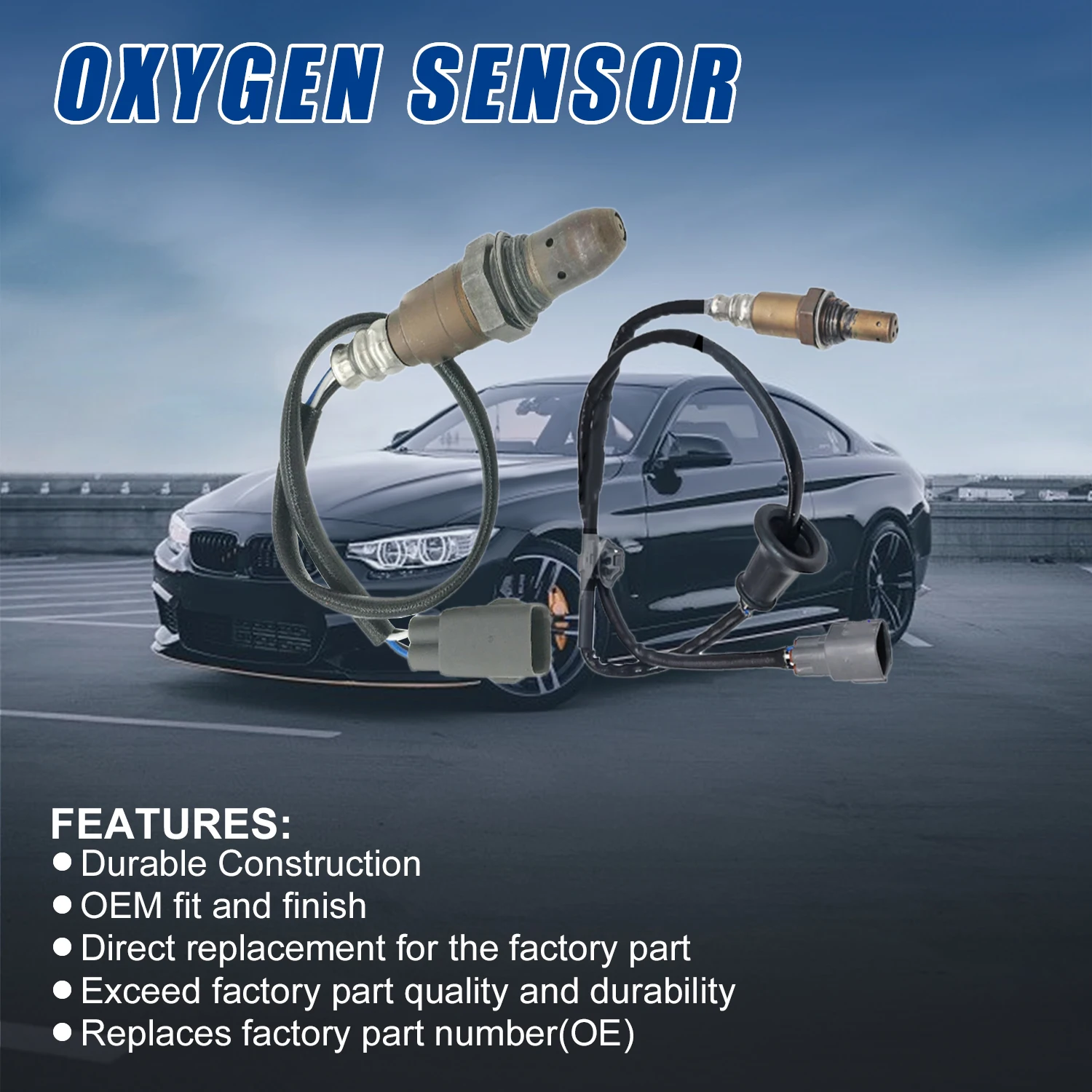 Upstream & Downstream Oxygen O2 Sensor New For Toyota Corolla 1.8L 2014 2015 2016 2017 2018 2019 234-9140 89467-02090 234-4921 3