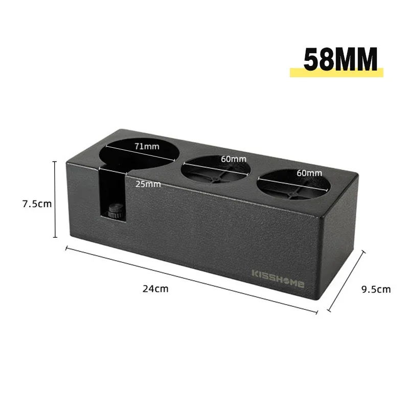 Distributore E Pressa Per Caffè Da 53 Mm In Acciaio Inox, Regolabile, Per Portafiltri Delonghi E Breville