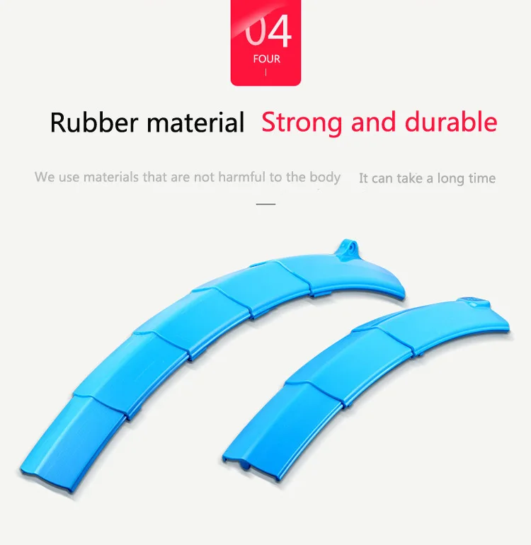 Bicycle Fender Telescopic Folding Bicycle Fenders with Taillight Quick Release MTB Front Rear Mudguards Cycling Parts Bike Fenders