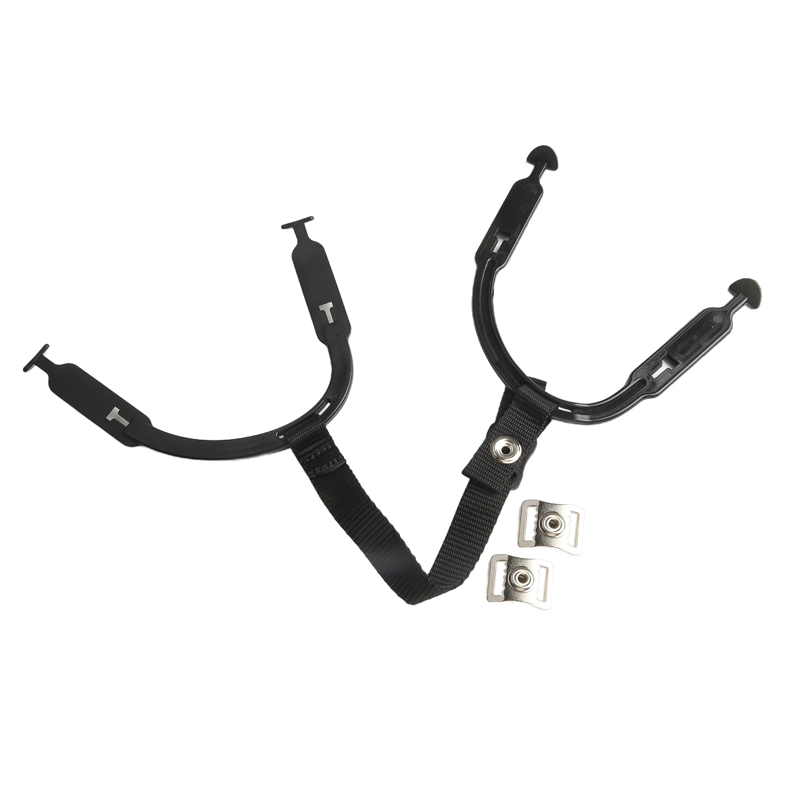 1set Hockey Helmet Chin Strap Hockey- Ear Sling- Loops Replacement Strap With Snap- Practical Hockey Game Accessory