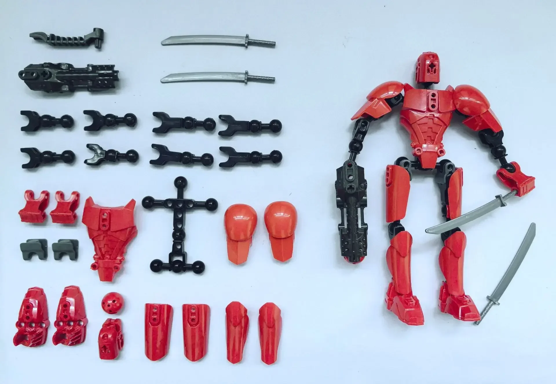 

3D Printed 5.54-inch Movable Robot Dummy13 Full Body Mechanical Doll Hand Painted Figures Desk Decoration Creative Gifts