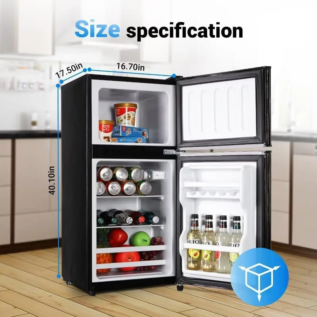 4.0 Cu.Ft Apartment Size Refrigerator, Samll Refrigerator, dorm fridges with freezer for Apartment, Office, Kitchen, Dorm, Compa 2