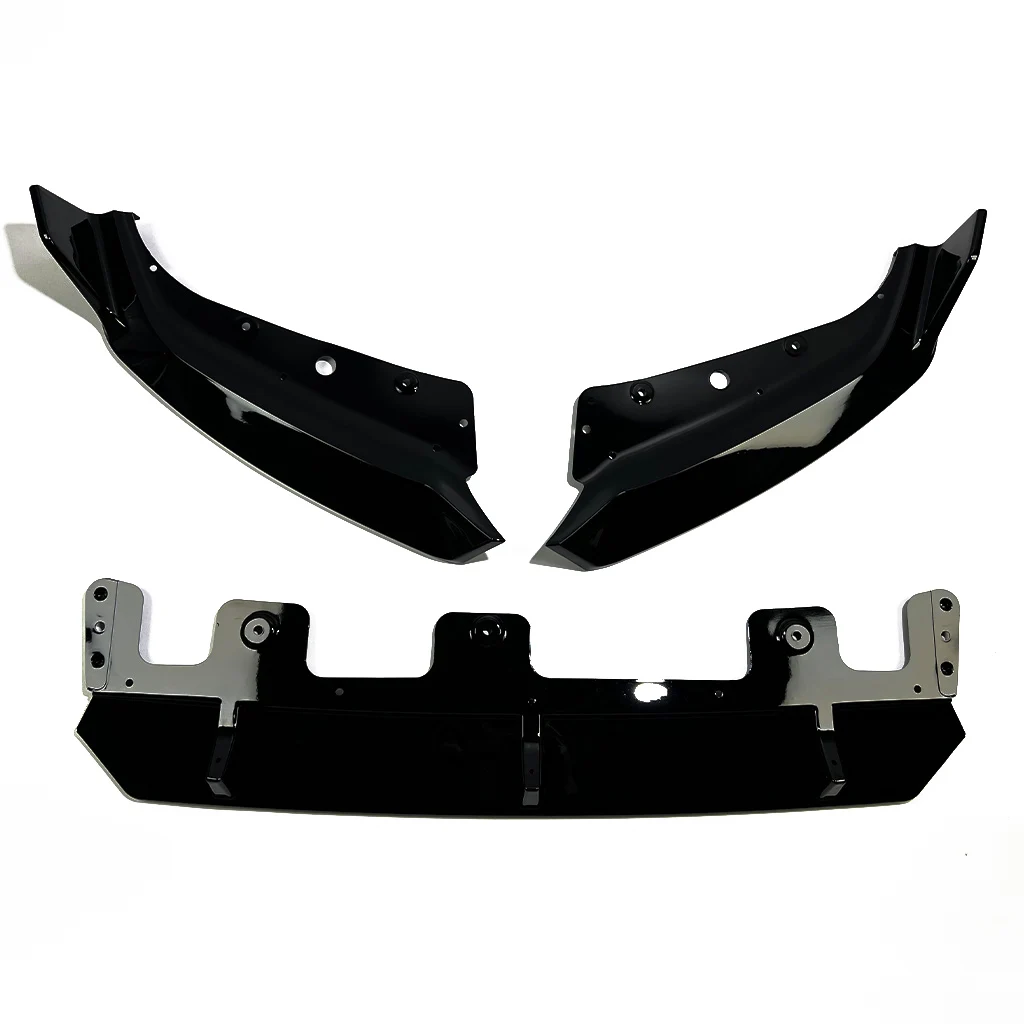 BMW X1 U11 IX1 M 스포츠 2023 2024용 자동차 프론트 범퍼 립 스포일러 디퓨저 스플리터 바디킷 에이프런 커버 가드 트림