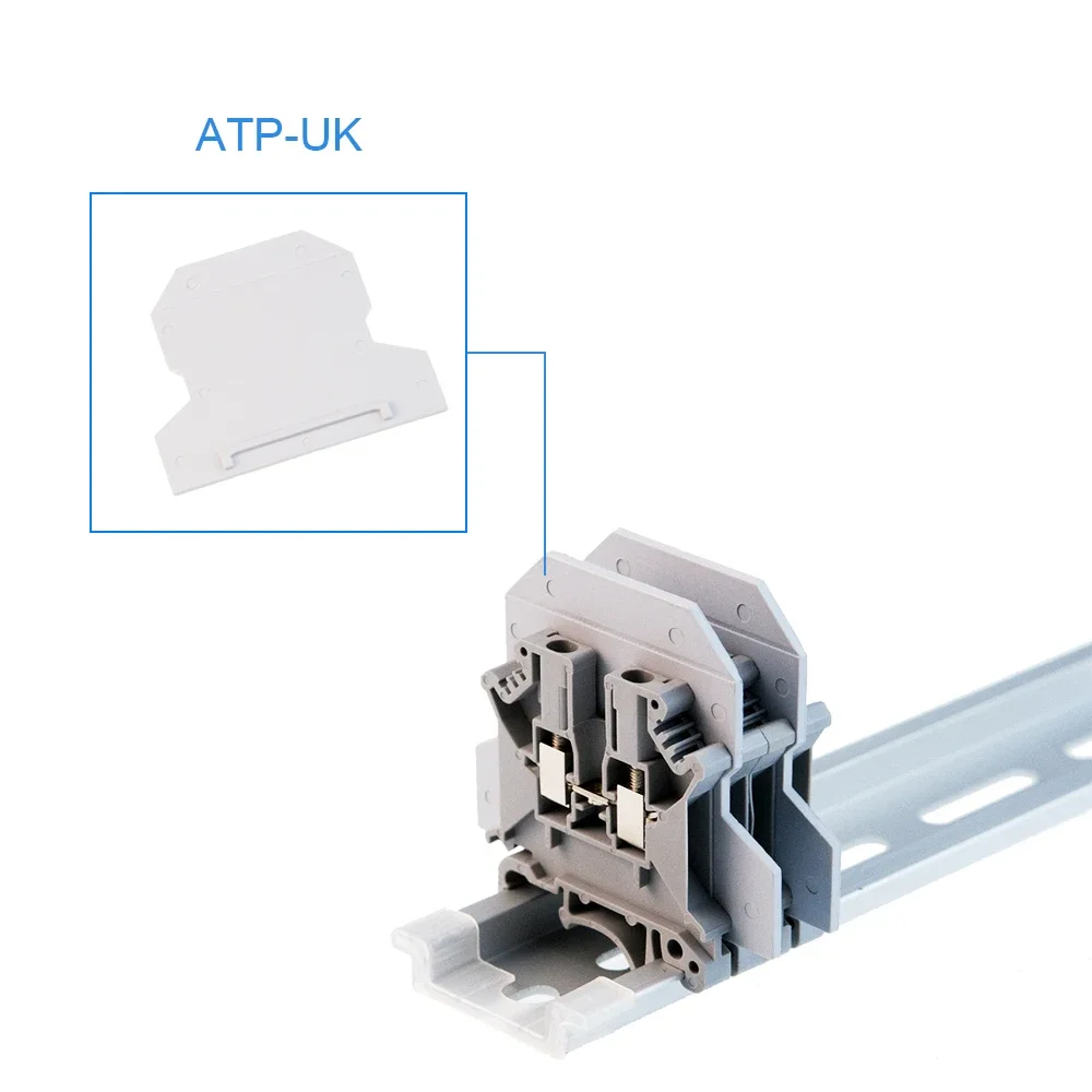 Din Rail Terminal Block UK Type Accessories ATP-UK Partition Plate For Screw Terminal Blocks