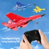 RC Plane SU27 2.4G With LED Lights Aircraft Remote Control Flying Model Glider EPP Foam Toys Airplane For Children Gifts rc rtf 1