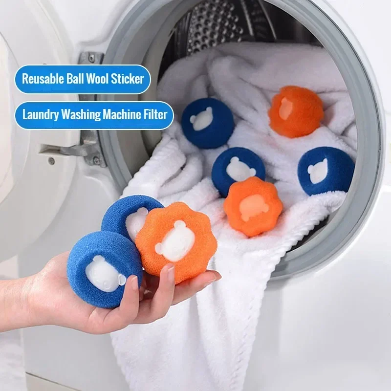 Reusable Balls Pet Hair Remover Wool Sticker Cat Hair Remover Pet Fur Lint Catcher Cleaning Tools Laundry Washing Machine Filter Reusable Balls Pet Hair Remover Wool Sticker Cat Hair Remover Pet Fur Lint Catcher Cleaning Tools Laundry Washing Machine Filter